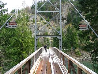 Suspension Bridge over Diablo