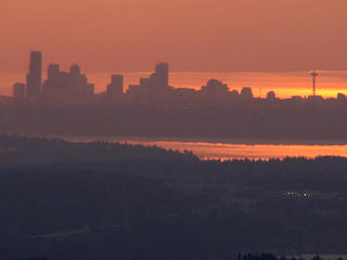 Seattle's rosy glow