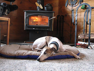 Warm Fire, Soft Bed - the Good Things in Life.