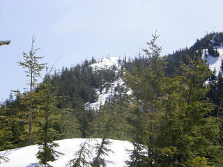 This is the ridge route up to summit.  Mt Washington trail.