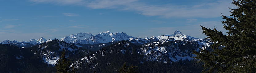 Panorama of the Monte Cristo group and Sloan Peak (from McCausland)