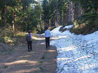 Snow on Tiger Mountain in mid-May!