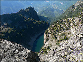 Gunn Lake as seen from Gunn Peak 9.24.06.