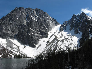 Dragontail and Colchuck Peaks