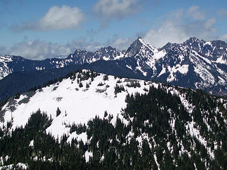 Pratt Mountain 5,099' from Bandera Mountain Summit 6/13/08