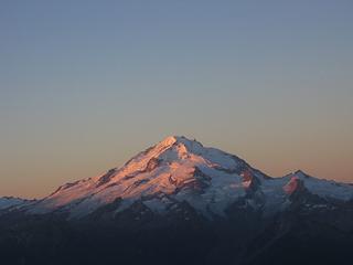 Dawn on Glacier Peak from Camp 2