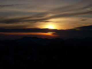 Sunset as viewed through a plain camera