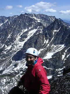 Matt near the summit