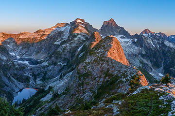 Morning light from Trappers Peak