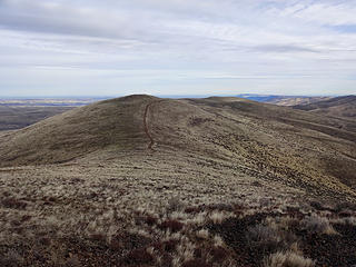 Looking east from the summit.