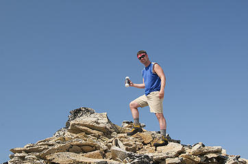 Dude and Edd on summit (photo by Yukon222)