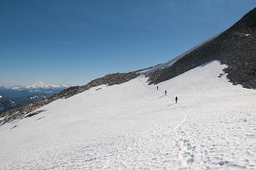 Mt Hinman north snowfield
