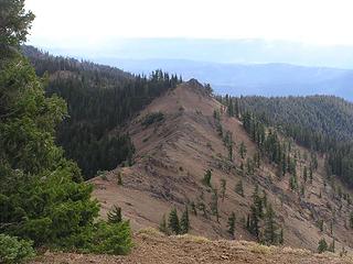 Ridge looking south from Elbow Peak