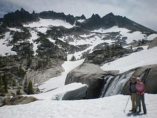 Waterfall with McClellan in background