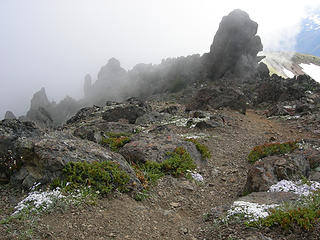 Rock formations galore up here near the summit.