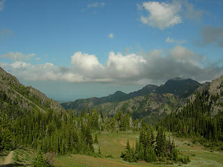View looking east from Marmot Pass