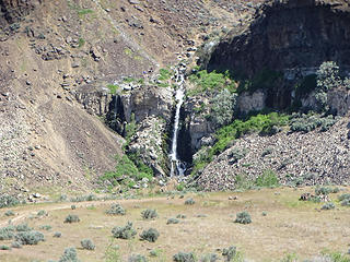Waterfall above Ancient Lake.