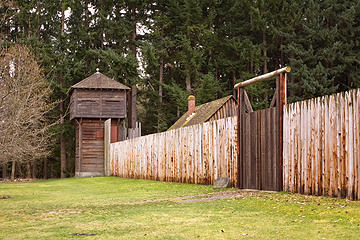 Fort Nisqually bastion and extra entrance