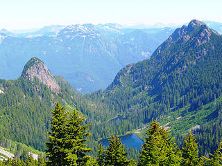 Russian Butte & Gifford Lakes from Southwest