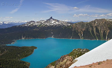 Garibaldi Lake and Black Tusk from Mount Price