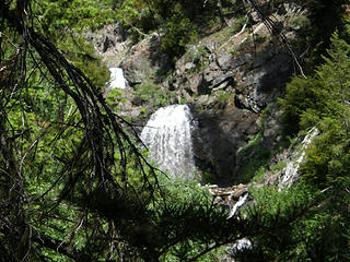Early waterfall on way to Hawkins Mtn.