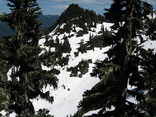 Everett Peak from Everett Ridge