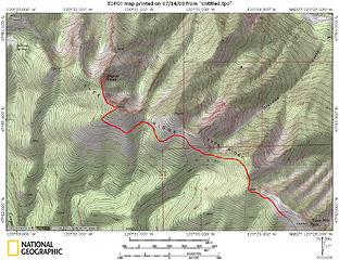 Signal Peak - Point 6998' via Tyee Ridge Trail