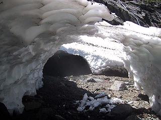 What happens to snow caves
