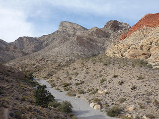 Enter Gateway Canyon; La Madre Mountains Wilderness, NV