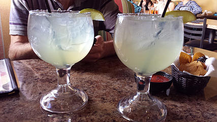 Post-hike margs