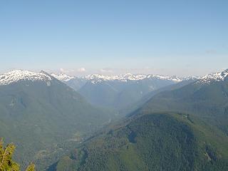 upper Cascade River Valley from Lookout Mountain valley