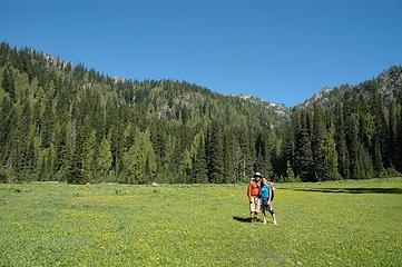 Alpine meadow near Escondido Lake