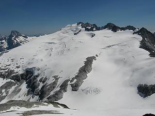 challenger glacier and Luna from Whatcom summit
