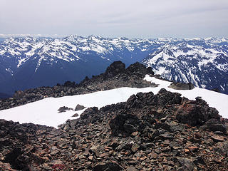 Summit area looking SW