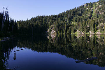 Lower Siamese Lake, proposed Great Burn Wilderness, Bitterroot Divide, Montana.