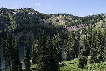 Lower Siamese Lake, proposed Great Burn Wilderness Area, Bitterroot Divide, Montana.