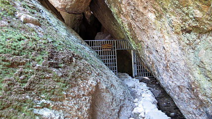 Entrance to caves