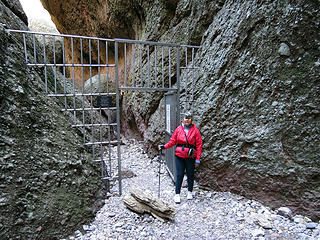 exit of the caves