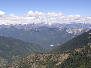Views from viewspot just below summit.