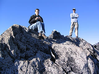 Todd & MountainMan atop summit of Nelson Butte