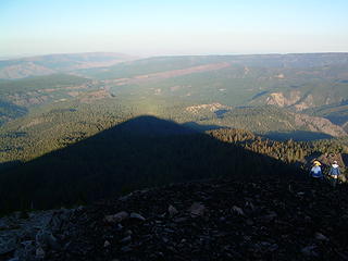 Nelson Butte's shadow