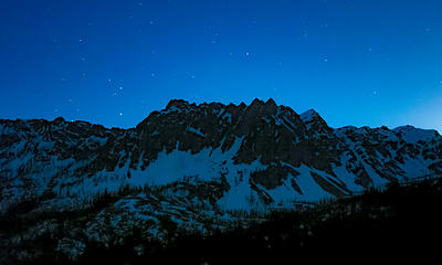 Abernathy Ridge at night
