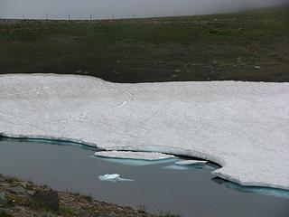 Frozen Lake - Icebergs