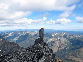 Balanced Rock from the summit