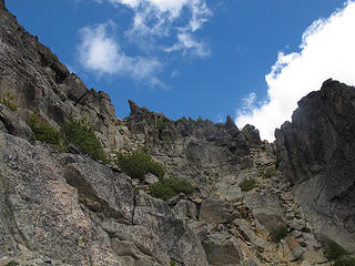 general terrain on the south side traverse