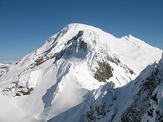 Mt. Baker and Colfax Peak from the summit of Assassin Spire.