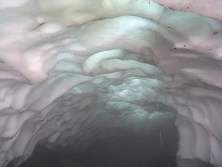 Snow cave "skylights"