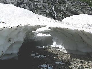 Snow cave "opening"