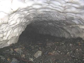 Ice Cave entrance passage, 07-24-08