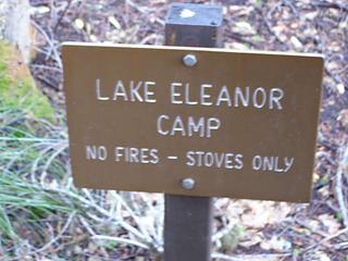 Lake Eleanor campsite
